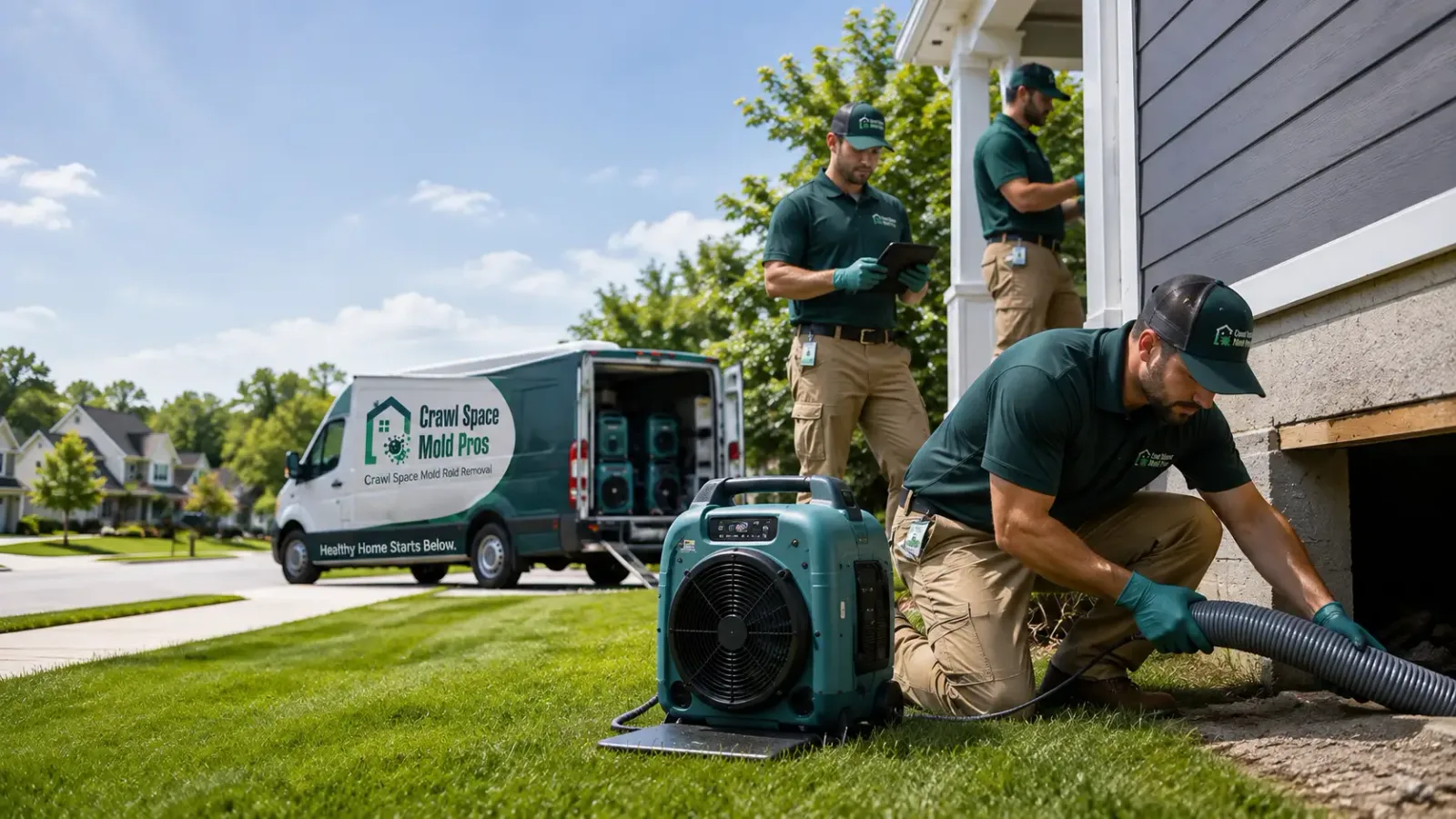 Crawl Space Mold Removal in Rankin, IL